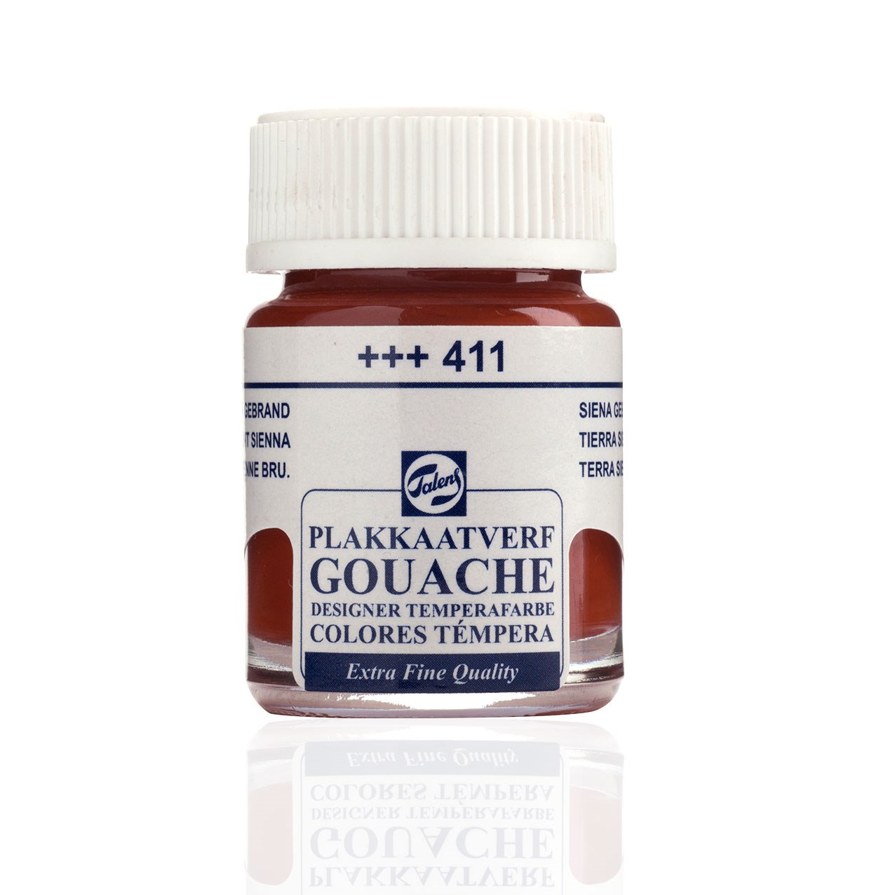 Talens Guaj Boya 16ml 411 Burnt SiennaTalens Guaj Boya 16ml ŞişeGuaj BoyaTalens