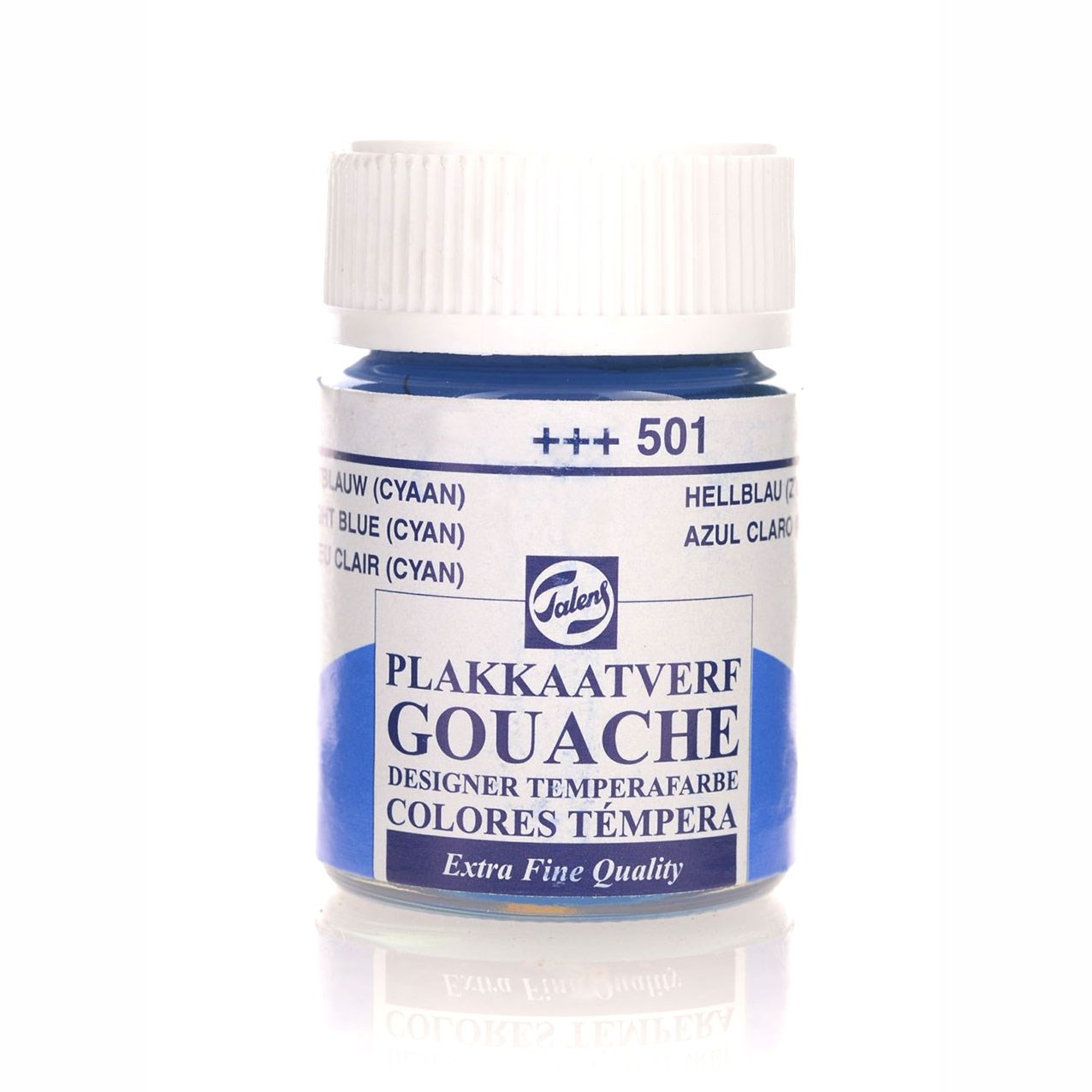 Talens Guaj Boya 16ml 501 Light Blue CyanTalens Guaj Boya 16ml ŞişeGuaj BoyaTalens