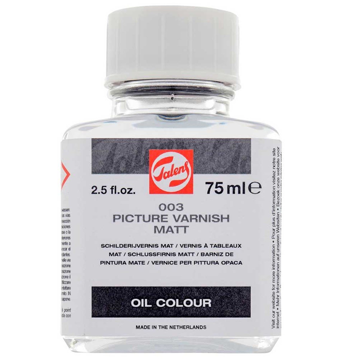 Talens Picture Varnish Matt 003 Yağlı Boya Mat Vernik 75mlTalens Picture Varnish Matt 003 Yağlı Boya Mat Vernik 75mlYardımcı MalzemelerTalens