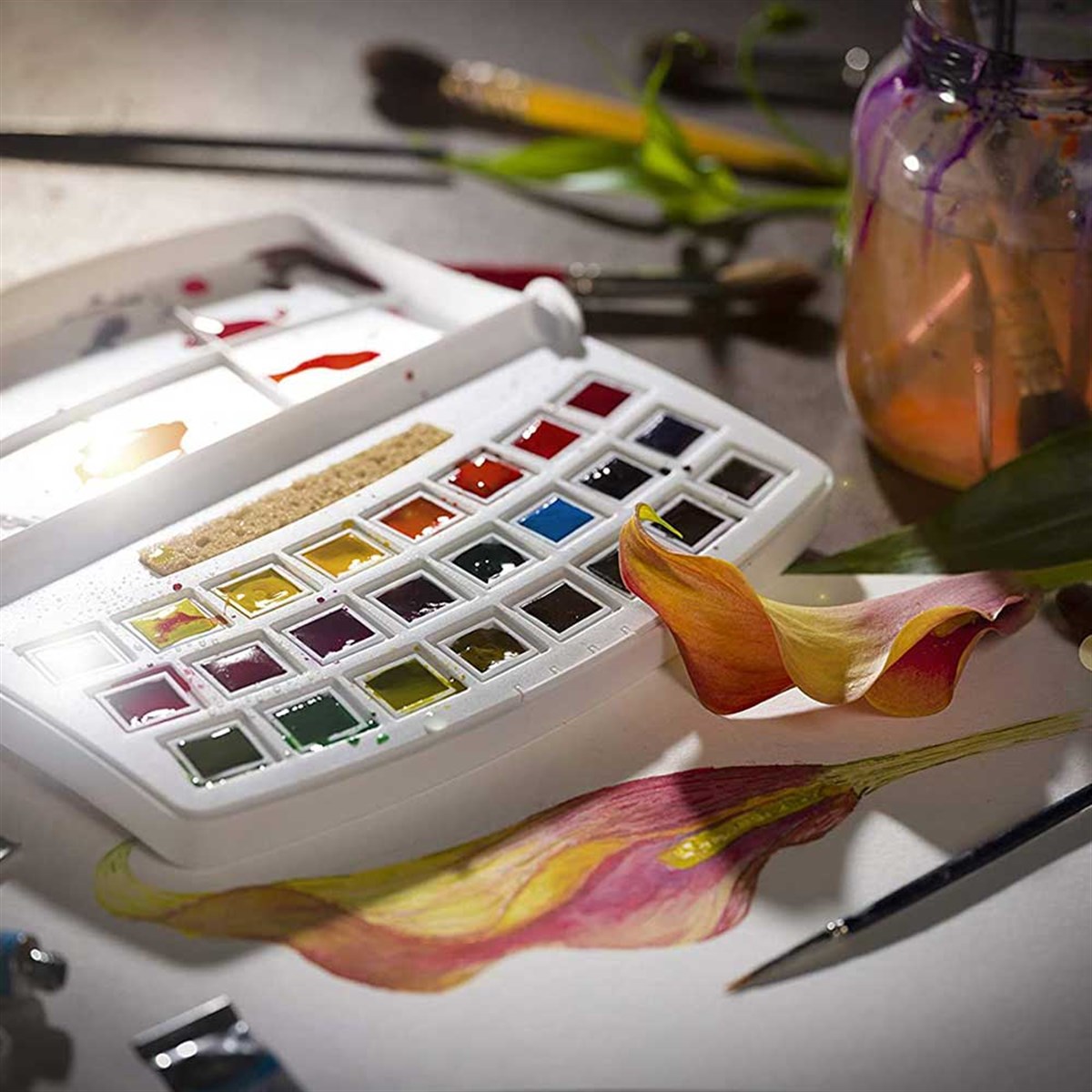 Talens Van Gogh 24'lü Botanik Renkler Tablet Sulu Boya SetiTalens Van Gogh 24'lü Botanik Renkler Tablet Sulu Boya SetiSulu Boya SetleriVan Gogh