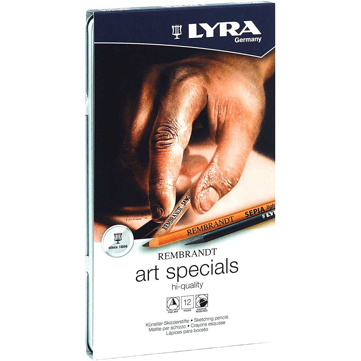 LyraL2051120Lyra Rembrandt Art Specials Dereceli Kurşun Kalem Seti 12'li