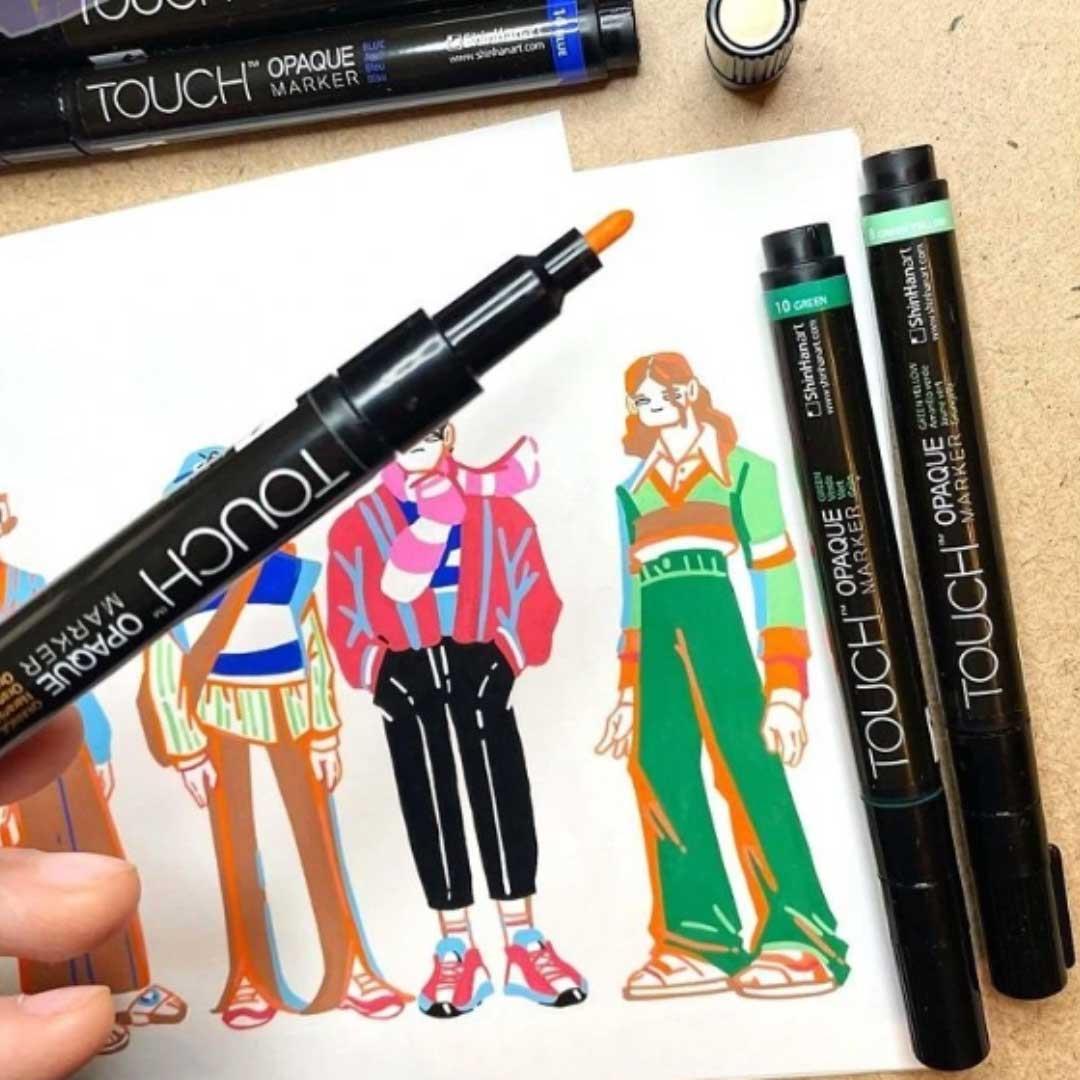 Touch Opaque Marker 15'li Set Fine (0.8 - 1.3 mm)Touch Opaque Marker 15'li Set Fine (0.8 - 1.3 mm)Marker KalemShinHanArt