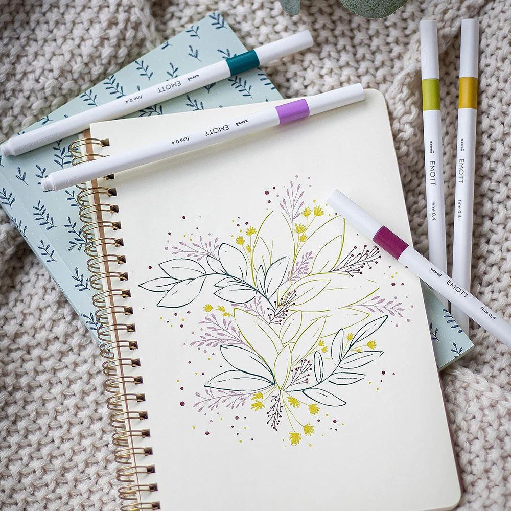 Uni Emott 0.4 Fine Akrilik Uçlu Kalem 5Li Retro RenkUni Emott 0.4 Fine Akrilik Uçlu Kalem 5Li Retro RenkMarker KalemUni-Ball