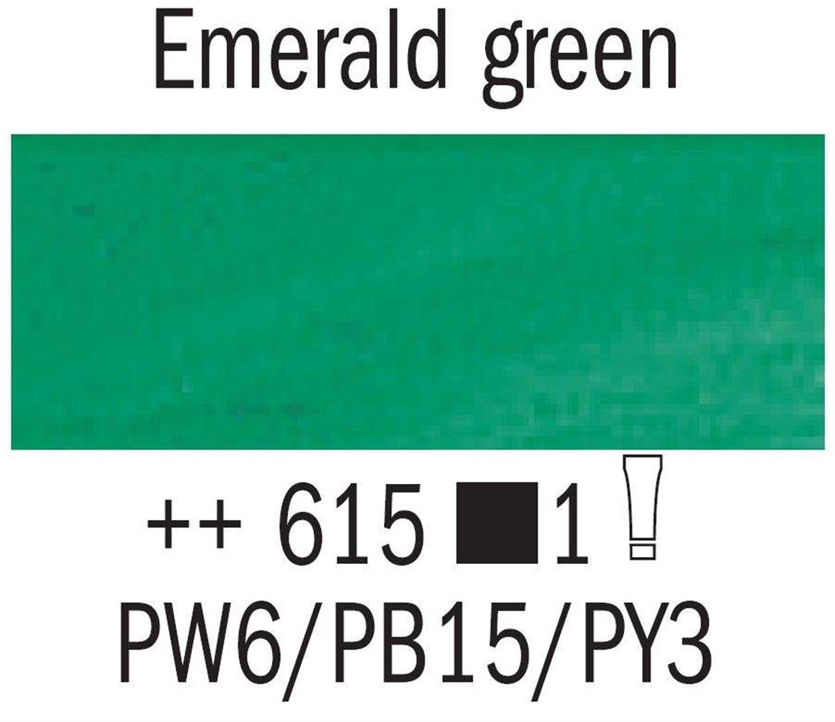 Van Gogh 615 Seri:1 (200ml) Emerald Green Yağlı Boya