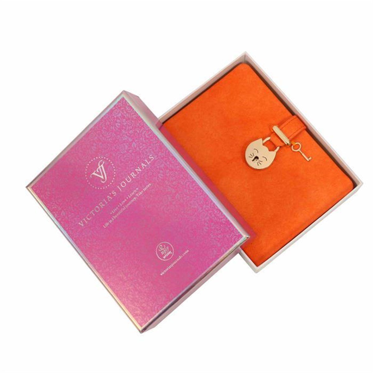 Victoria's Journals Cat Lock Kilitli Günlük Pastel TuruncuVictoria's Journals Cat Lock Kilitli Günlük Pastel TuruncuDefterVictoria's Journals