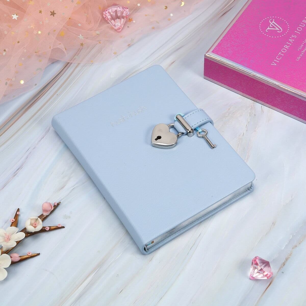 Victoria's Journals Hush Hush Kilitli Defter Pastel MaviVictoria's Journals Hush Hush Kilitli Defter Pastel MaviDefterVictoria's Journals