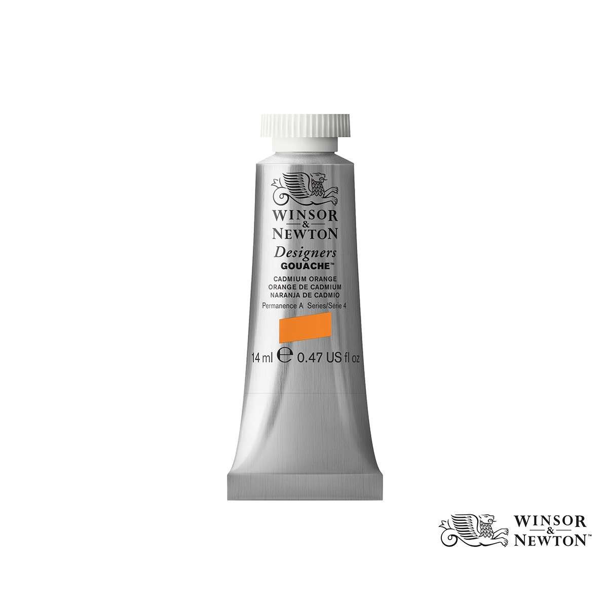 Winsor & Newton Designers Gouache Boya 14 ml Cadmium Orange Seri 4