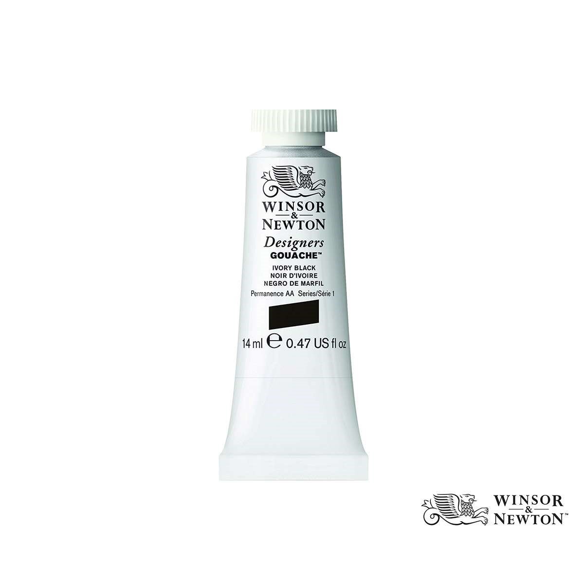 Winsor & Newton Designers Gouache Boya 14 ml Ivory Black Seri 1
