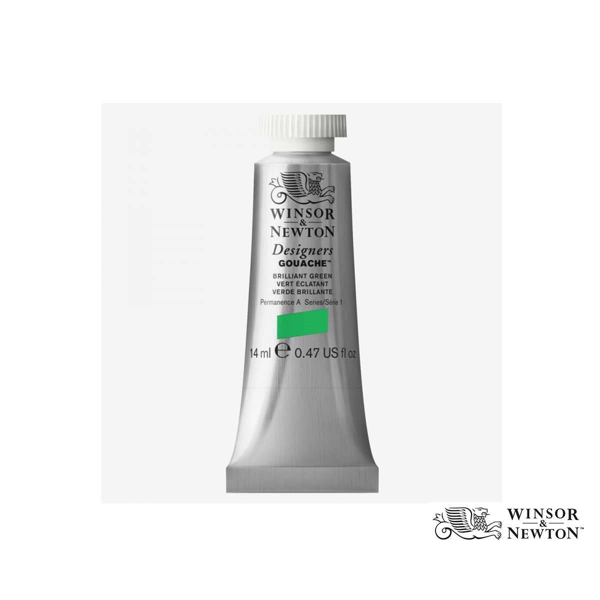 Winsor & Newton Designers Gouache Boya 14 ml Brilliant Green Seri 1