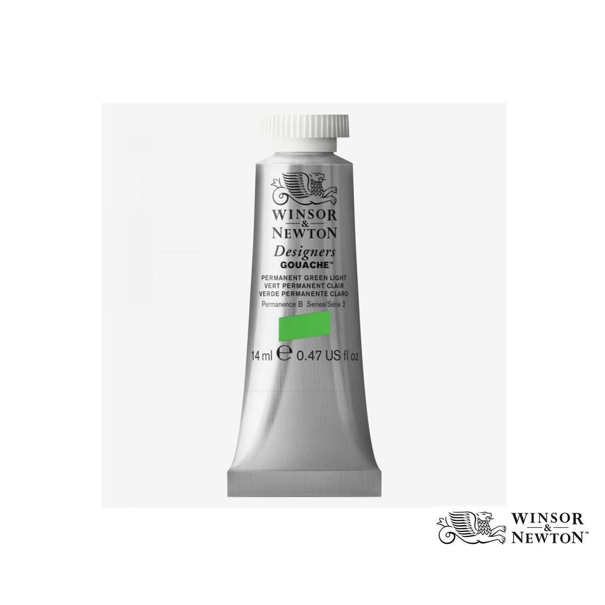 Winsor & Newton Designers Gouache Boya 14 ml Permanent Green Light Seri 2