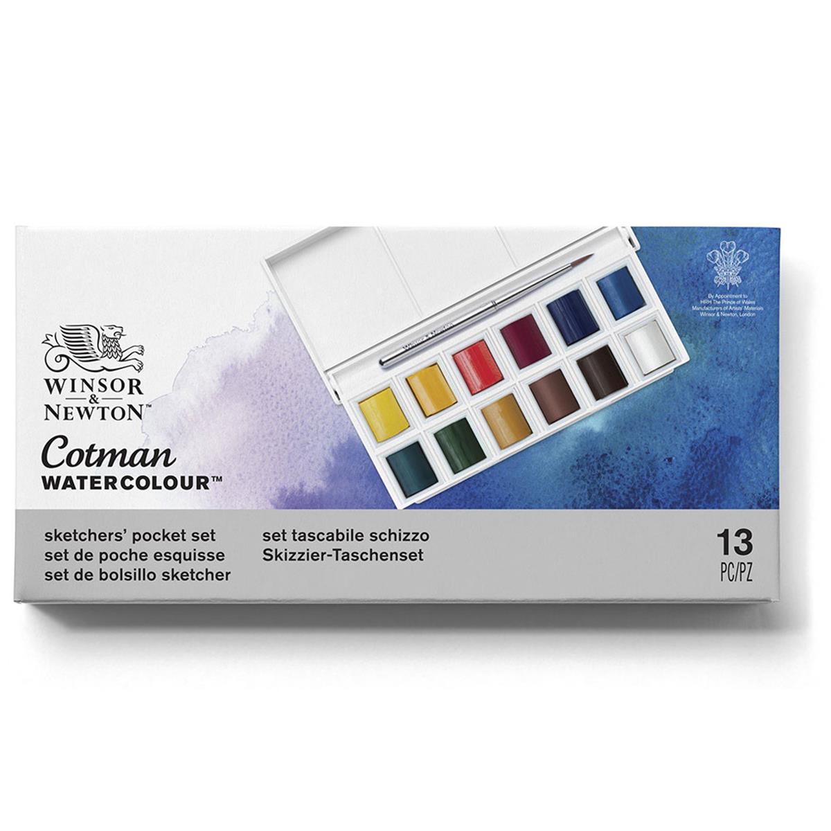 Winsor Newton Cotman 12'li Suluboya Seti Sulu Boya SetleriWinsor Newton