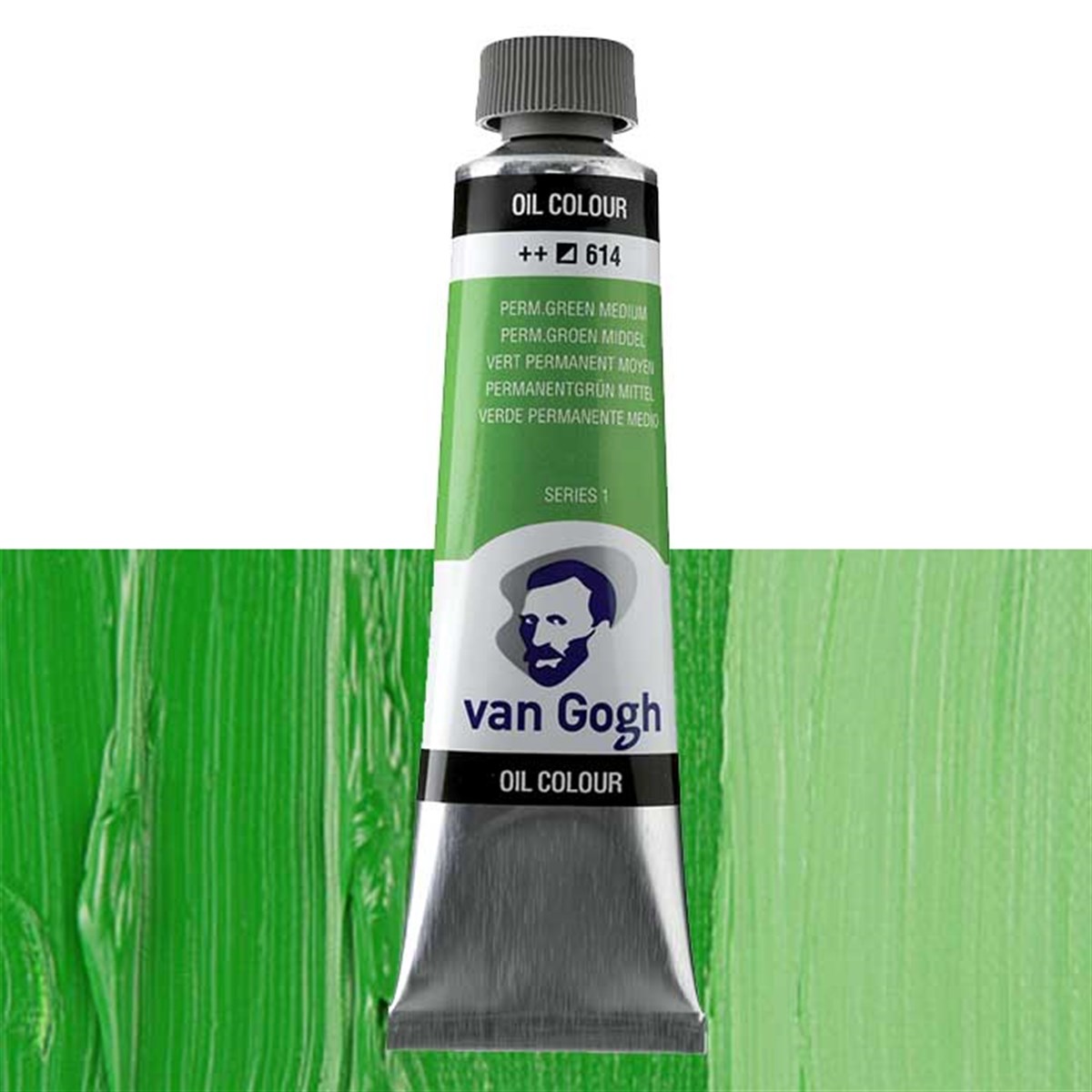 Van Gogh2056143Talens Van Gogh 40ml Yağlı Boya Seri:1 No:614 Permanent Green Medium