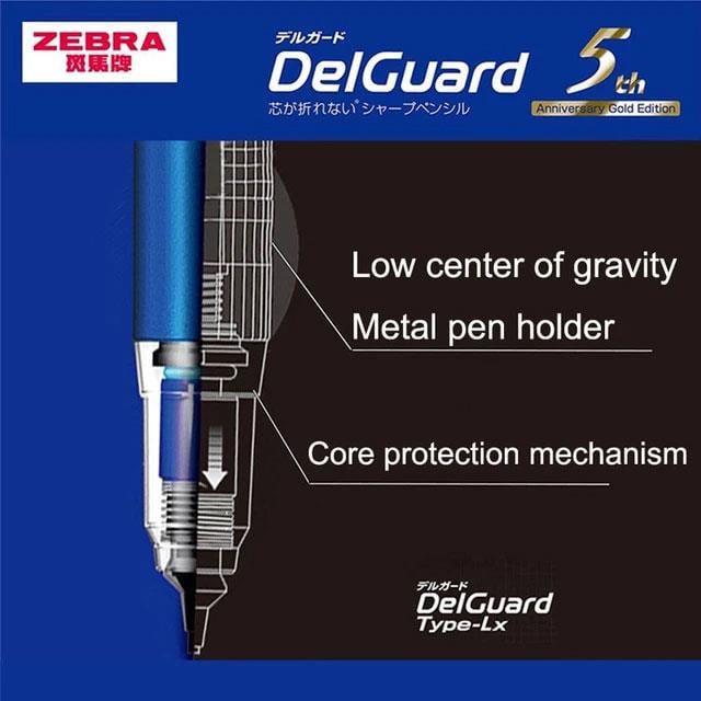 Zebra Delguard Versatil Kalem 0.7 Mavi-SiyahZebra Delguard Versatil Kalem 0.7 Mavi-SiyahVersatil Kalem (Uçlu)ZEBRA