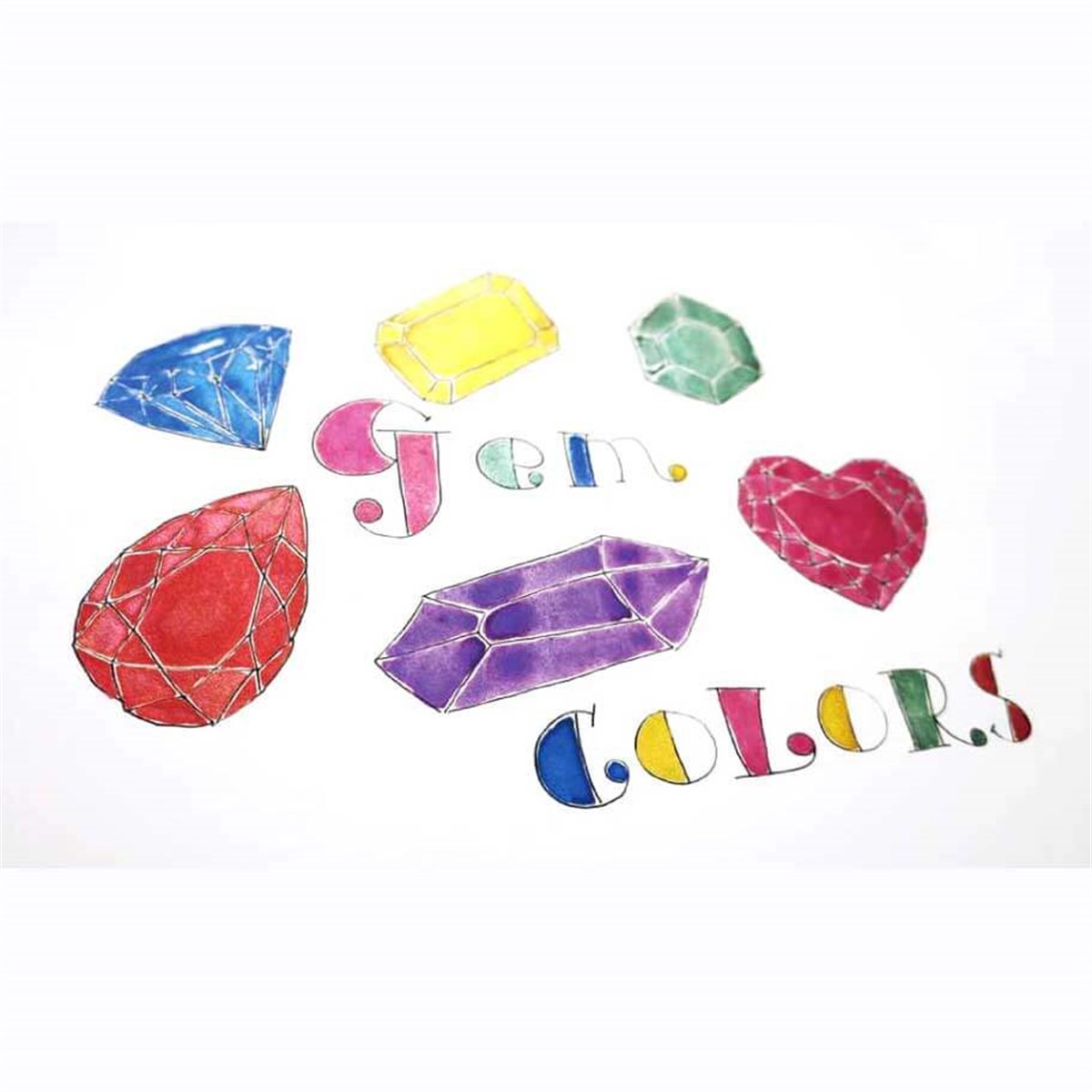 Zig Kuretake Gansai Tambi Gem Colors Sulu Boya 6 RenkZig Kuretake Gansai Tambi Gem Colors Sulu Boya 6 RenkSulu Boya SetleriZig