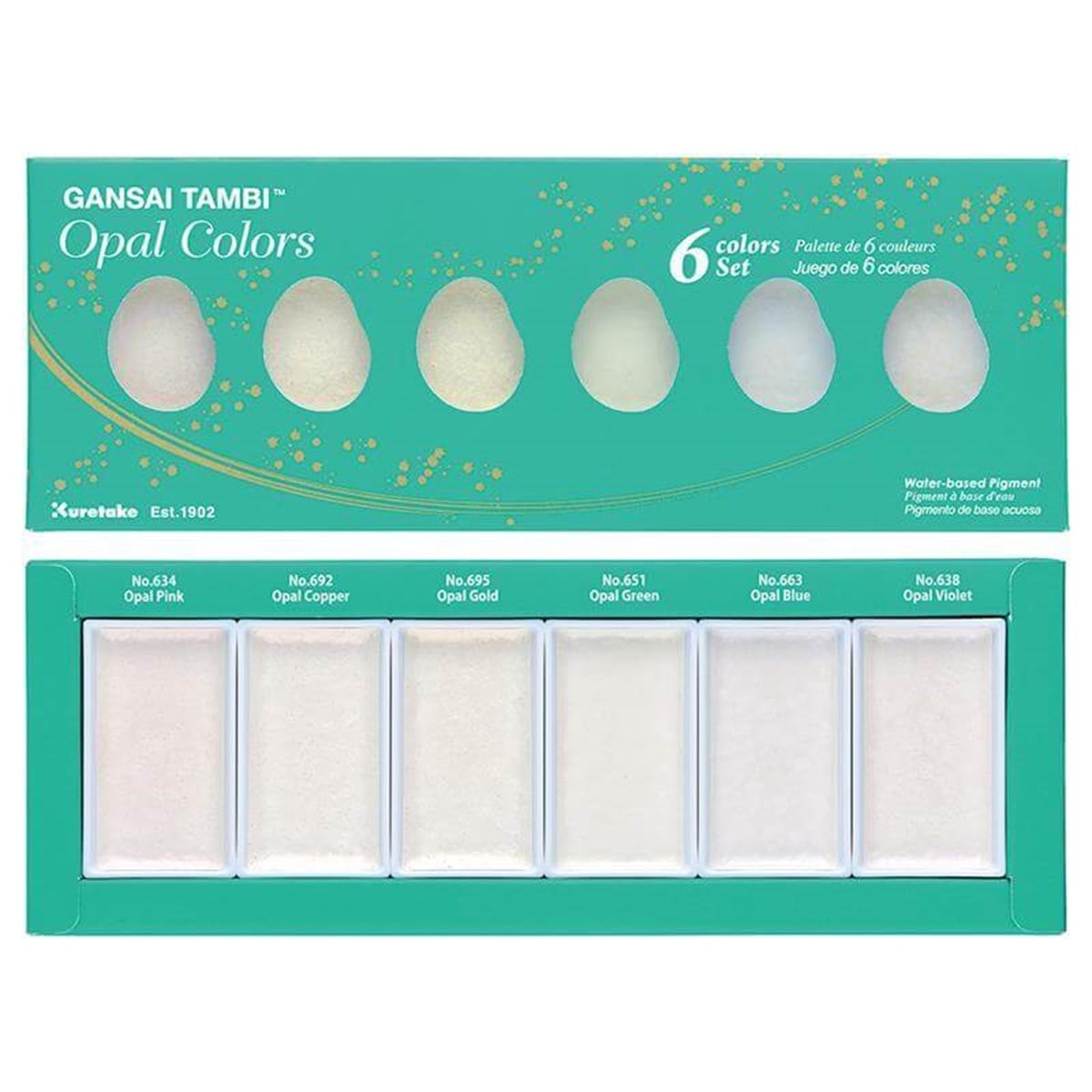 Zig Kuretake Gansai Tambi Opal Colors Sulu Boya 6 RenkZig Kuretake Gansai Tambi Opal Colors Sulu Boya 6 RenkSulu Boya SetleriZig