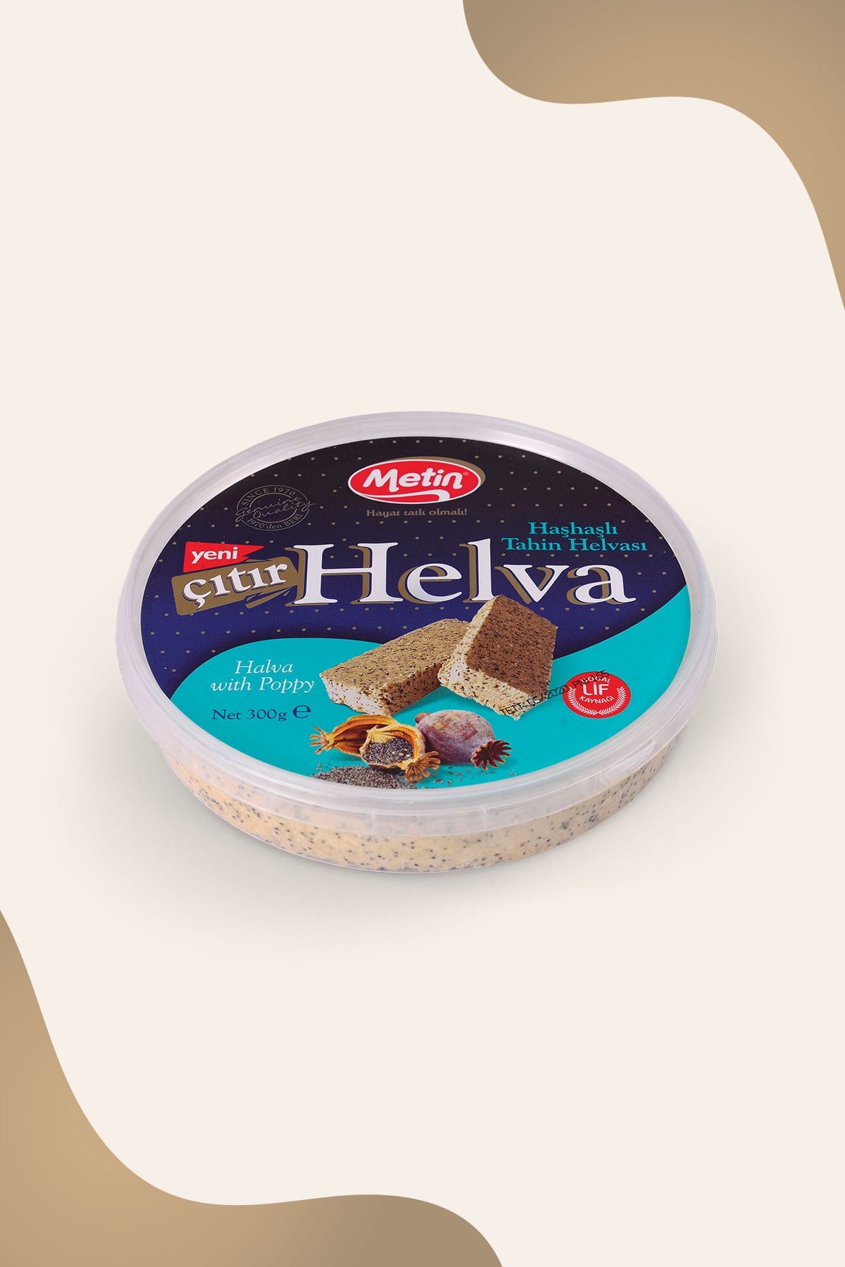 Haşhaşlı Çıtır Helva 300 Gr 6'lı Paket