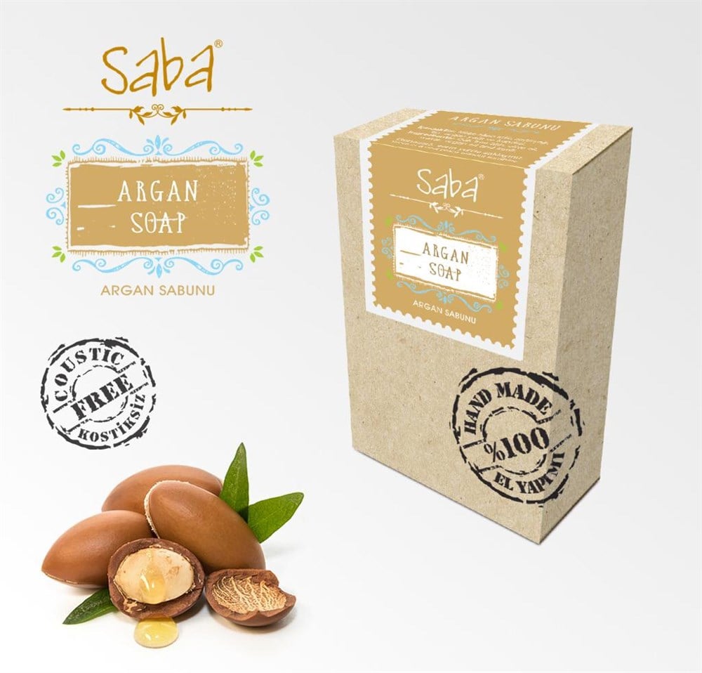 Saba Kostiksiz Argan Sabunu 125 Gr.
