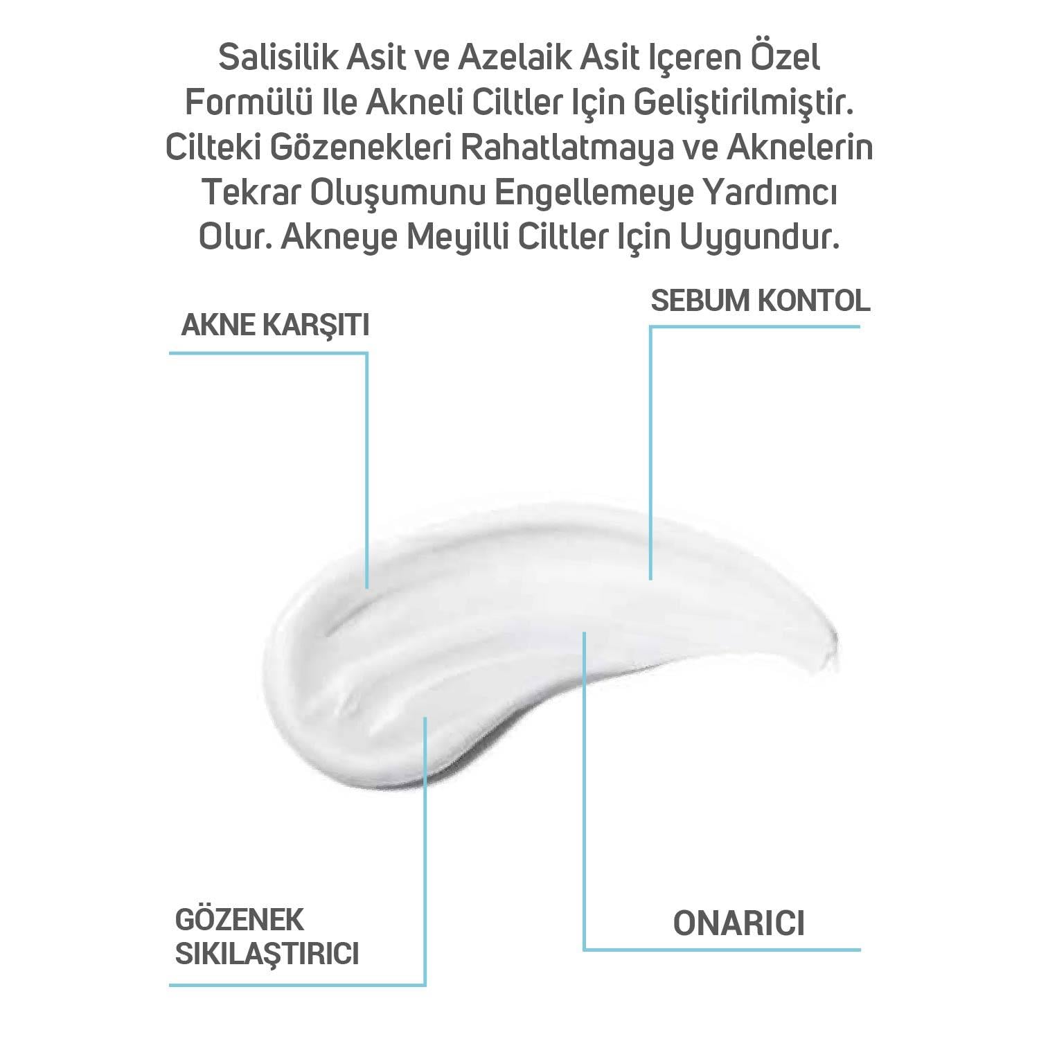 ClınıcLab Akne Kontrol Bakım Kremi 50 ML