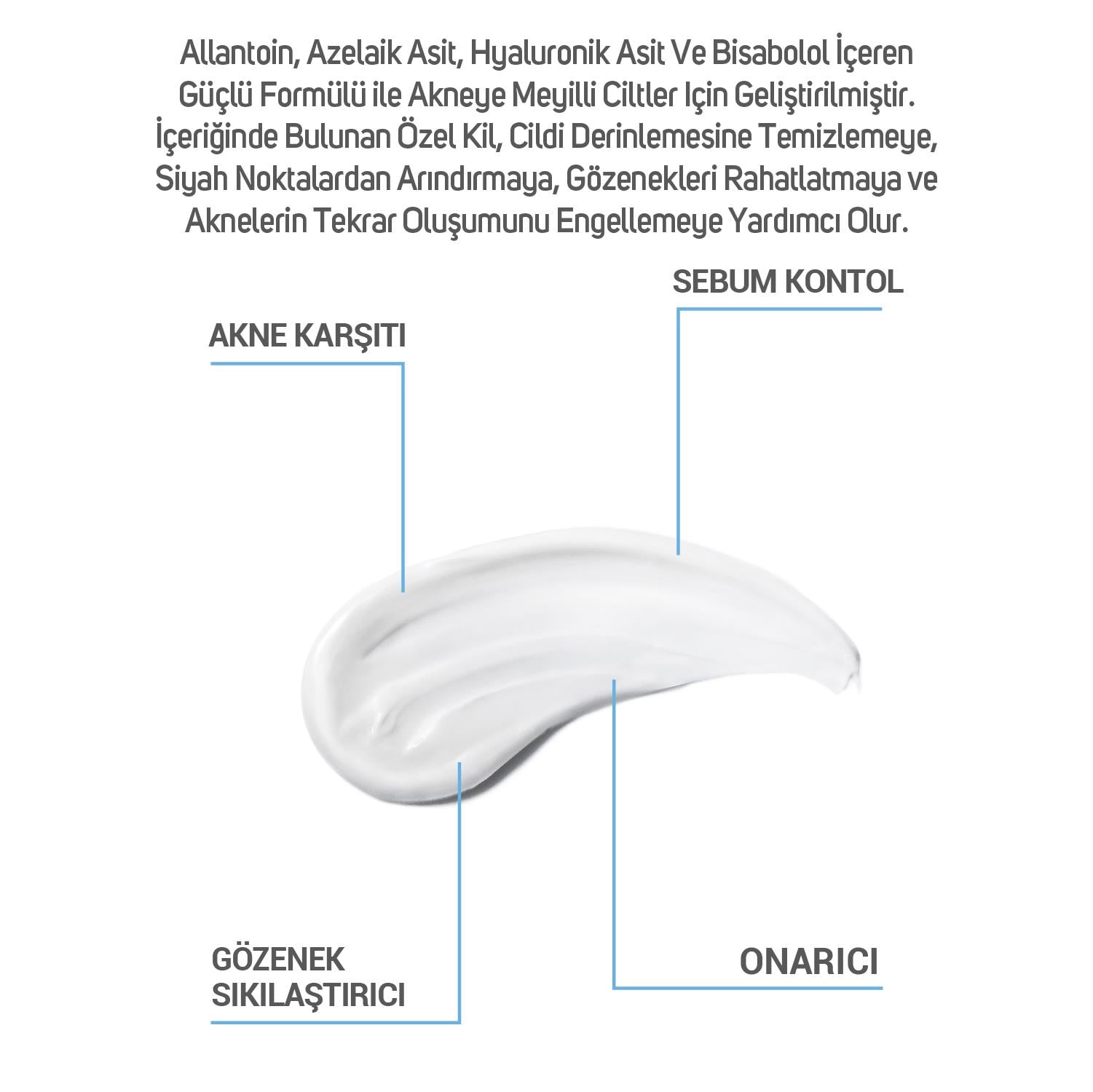 ClinicLab Akne Kontrol Bakım Maskesi 150 ml