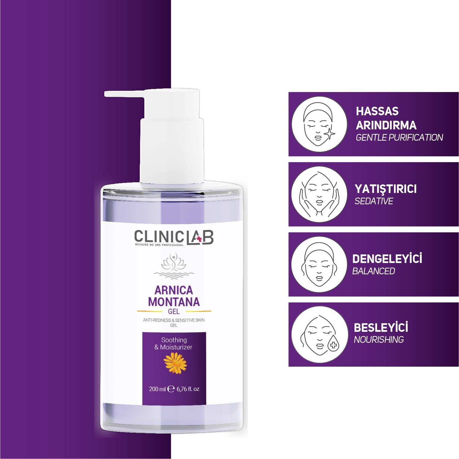 Cliniclab Arnica Montana Sensitive Cleansing Gel 200 mL
