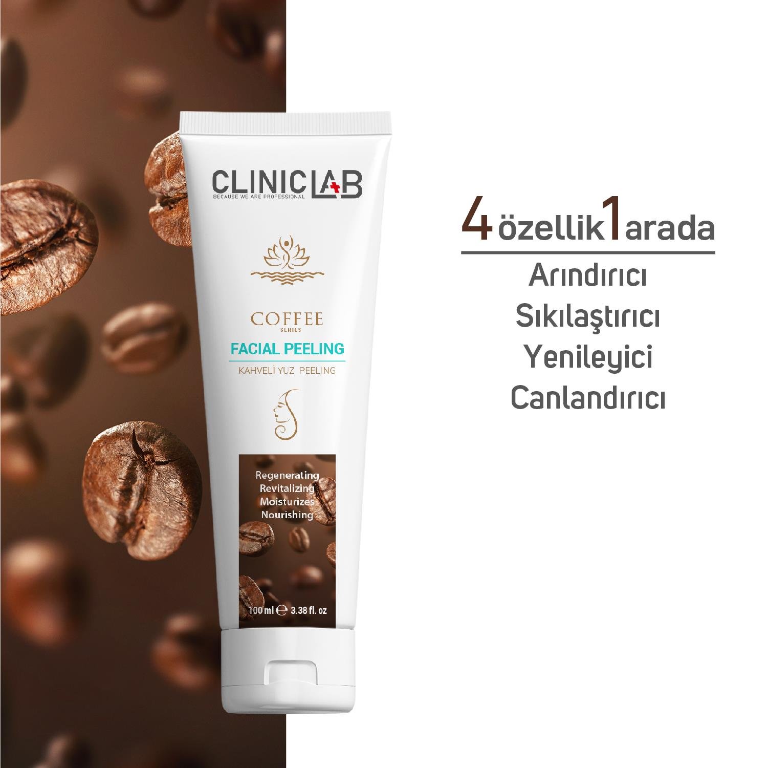 ClinicLab Kahveli Yüz Peeling 100 ml