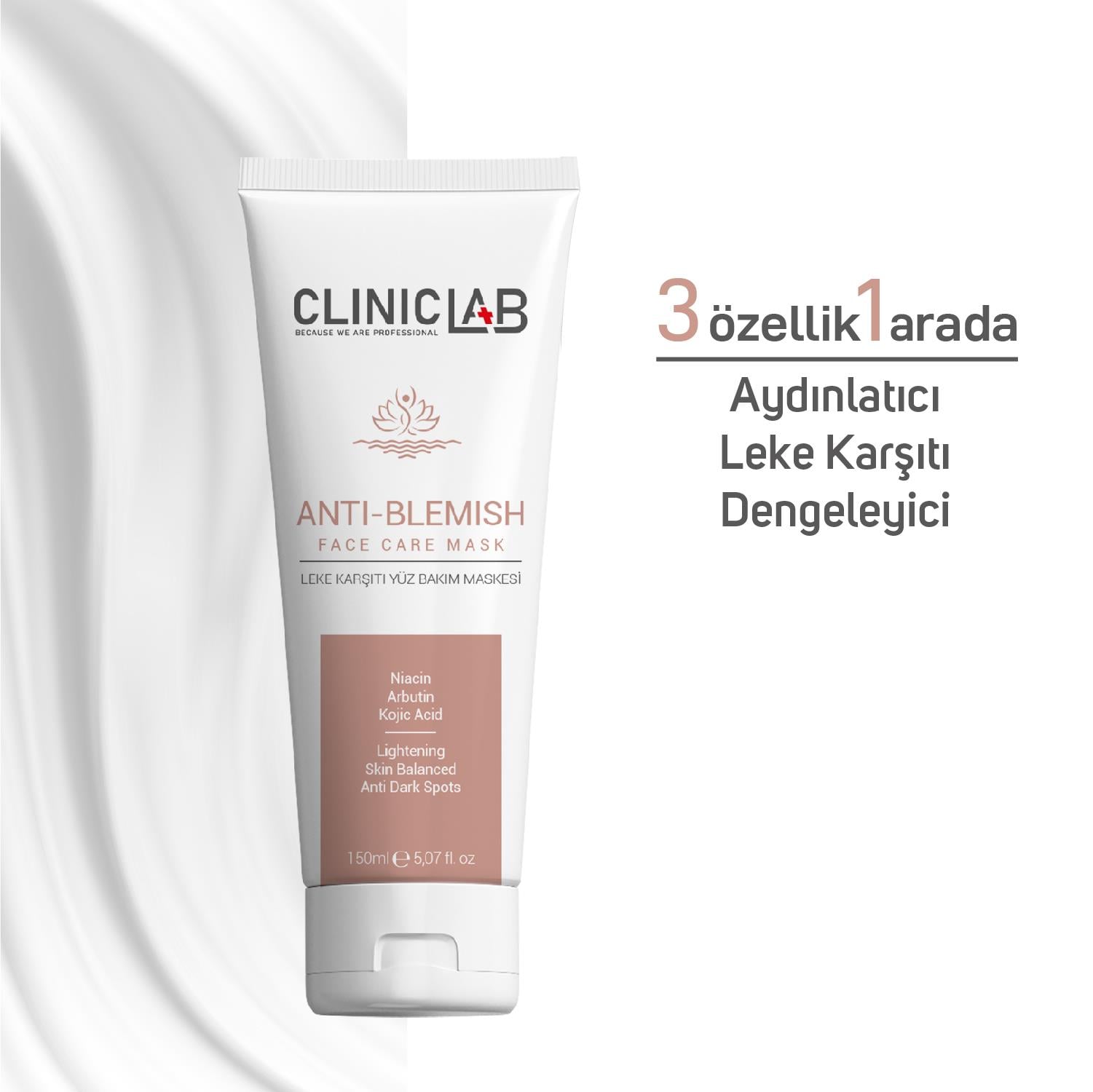 ClinicLab Leke Karşıtı Bakım Maskesi 150 ml