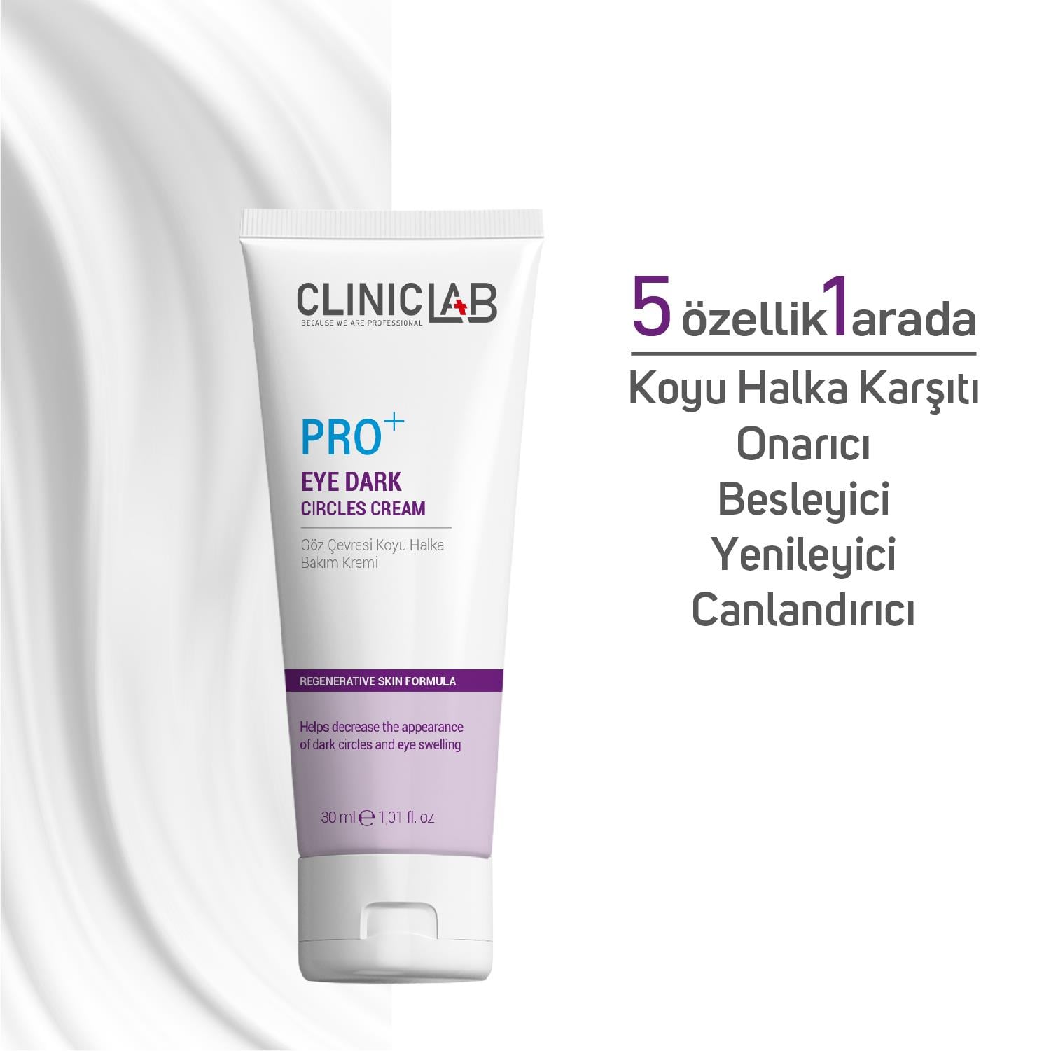 ClinicLab Pro+ Göz Altı Morluk Bakım Kremi 30 ml