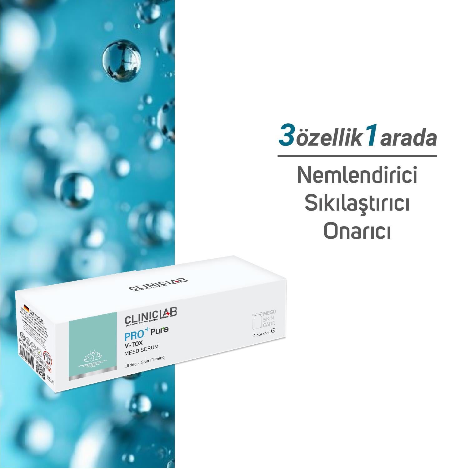 Cliniclab Pro+ Pure V-Tox Meso Serum 6 mL x 10 pcs  (Botox)