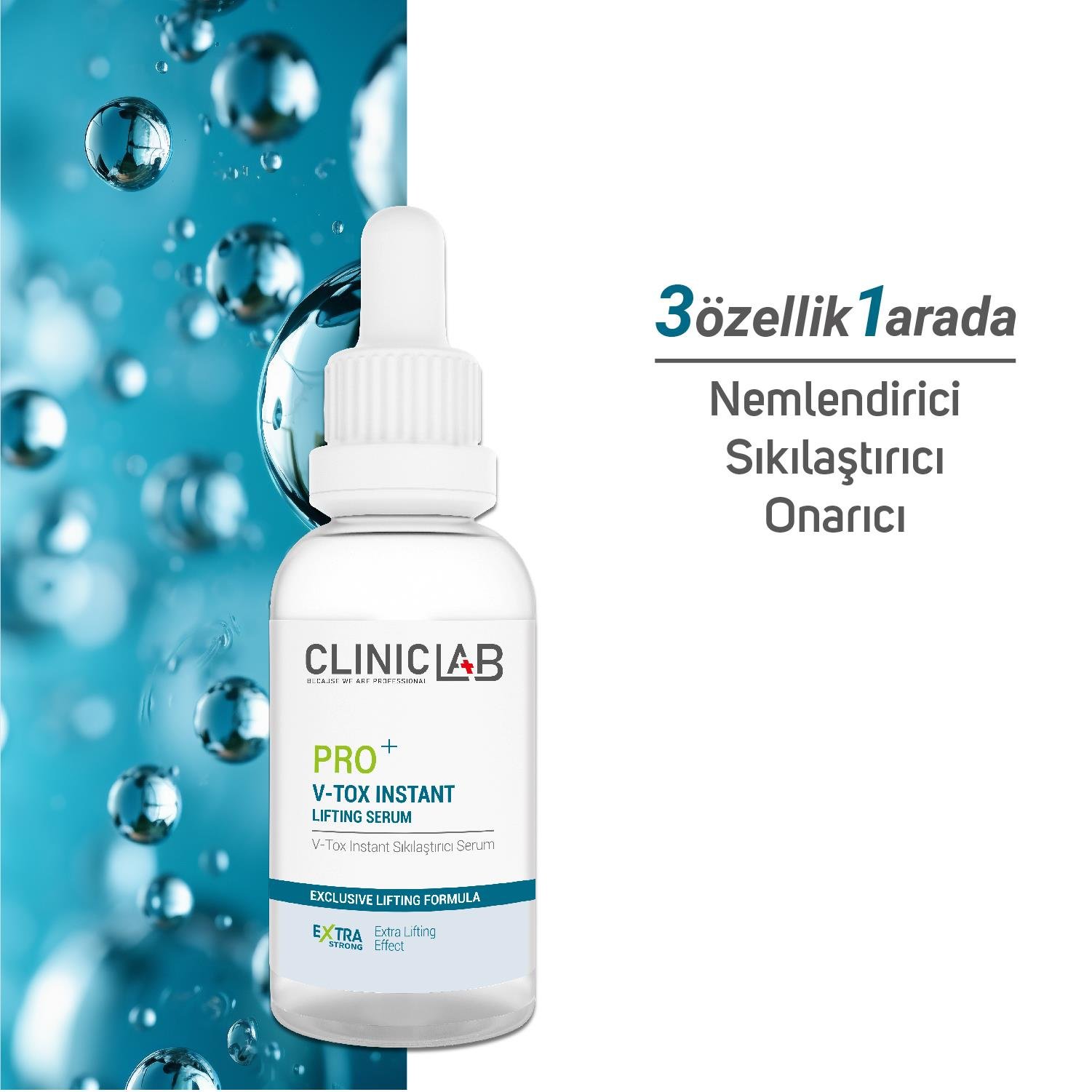 ClinicLab Pro+ V-Tox Instant Lifting Sıkılaştırıcı Serum 30 ml