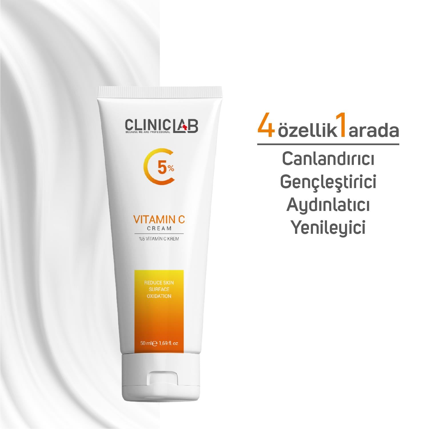 ClinicLab Vitamin C %5 Krem 50 ml