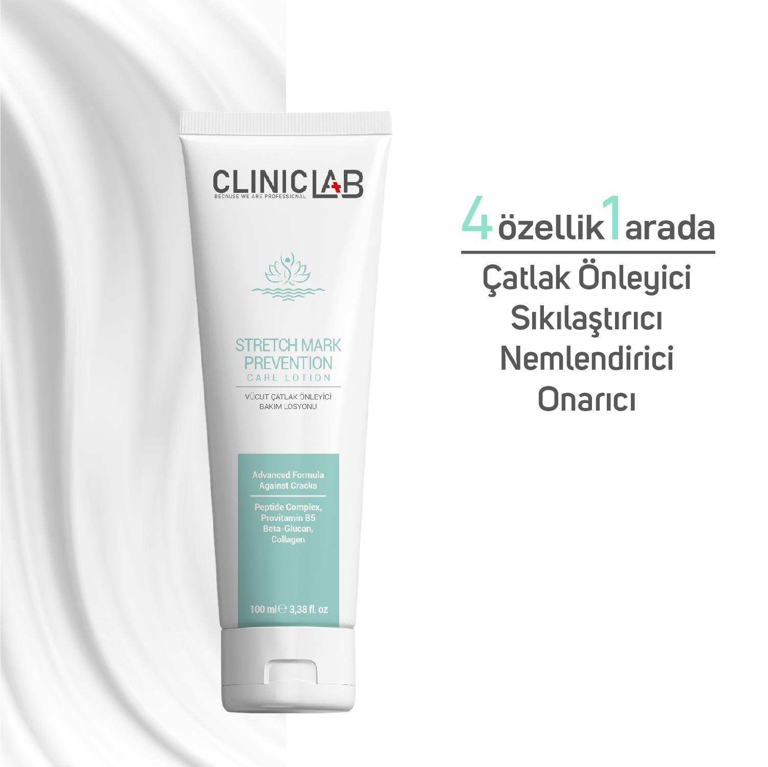 ClinicLab Vücut Çatlak Önleyici ve Onarıcı Losyon 100 ml
