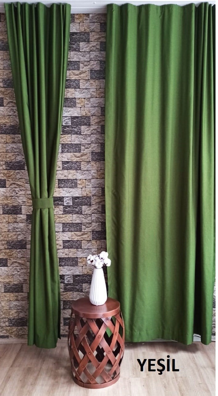 Düz Renk Fon PerdePİERRE CARDİNDOKUFON06HİLAL TEKSTİL VE DERİ ÜRÜNLERİ GIDA SAN. TİC. LTD. ŞTİ.PİERRE CARDİN DOKUFON 06 DÜZ RENK FON PERDE / 9 RENK SEÇENEĞİ / ÖLÇÜNÜZE ÖZEL DİKİM