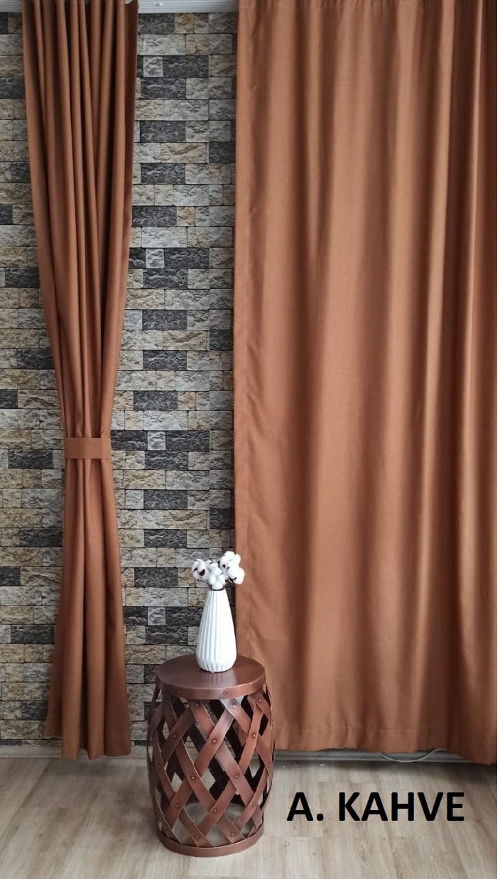 Düz Renk Fon PerdePİERRE CARDİNDOKUFON06HİLAL TEKSTİL VE DERİ ÜRÜNLERİ GIDA SAN. TİC. LTD. ŞTİ.PİERRE CARDİN DOKUFON 06 DÜZ RENK FON PERDE / 9 RENK SEÇENEĞİ / ÖLÇÜNÜZE ÖZEL DİKİM