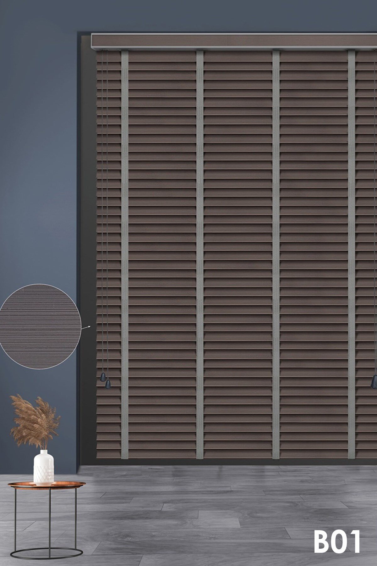 JALUZİ PERDEHİLAL TEKSTİL50 MM POLYWOOD JALUZİ PERDEHİLAL TEKSTİL VE DERİ ÜRÜNLERİ GIDA SAN. TİC. LTD. ŞTİ.50 MM POLYWOOD JALUZİ PERDE - 39 RENK SEÇENEĞİ