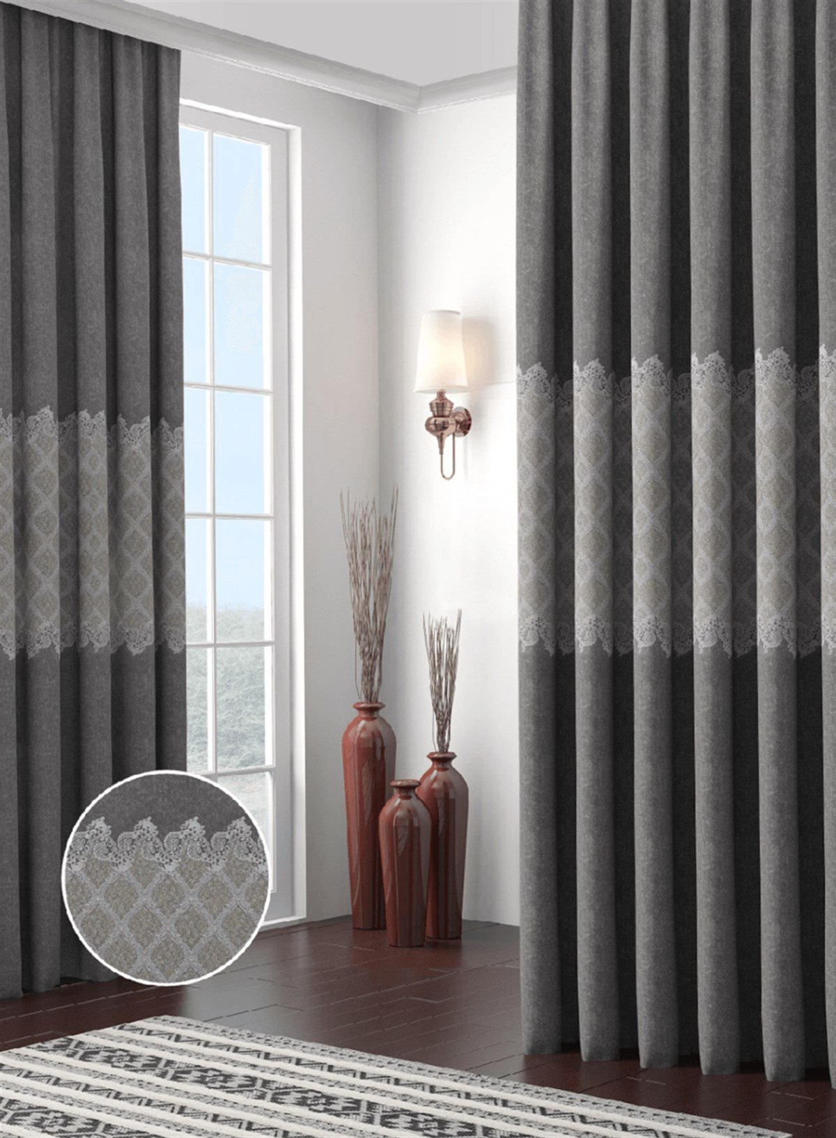 Pano Fon PerdeHİLAL TEKSTİL09182671HİLAL TEKSTİL VE DERİ ÜRÜNLERİ GIDA SAN. TİC. LTD. ŞTİ.PERLİFE MONALİSA PANO FON PERDE