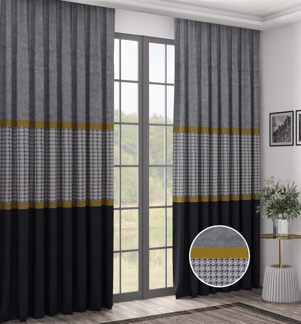 Pano Fon PerdeNAR09182671HİLAL TEKSTİL VE DERİ ÜRÜNLERİ GIDA SAN. TİC. LTD. ŞTİ.NAR ROMAİN PANO FON PERDE