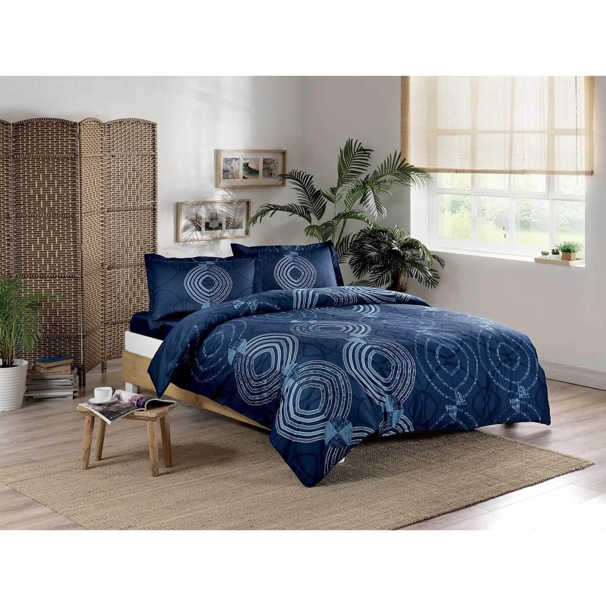 TAÇ Saten Nevresim Takımı ModelleriTAÇ45469684HİLAL TEKSTİL VE DERİ ÜRÜNLERİ GIDA SAN. TİC. LTD. ŞTİ.TAÇ PALOMA LACİVERT SATEN NEVRESİM TAKIMI ÇİFT KİŞİLİK