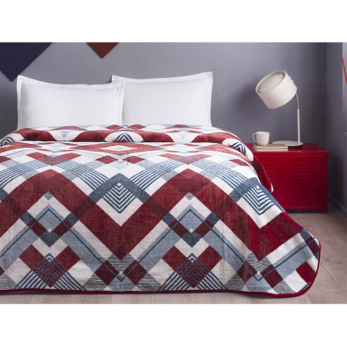 Tek Kişilik BattaniyeTAÇ EV TEKSTİLİ1HİLAL TEKSTİL VE DERİ ÜRÜNLERİ GIDA SAN. TİC. LTD. ŞTİ.TAÇ LEON GRİ BATTANİYE TEK KİŞİLİK