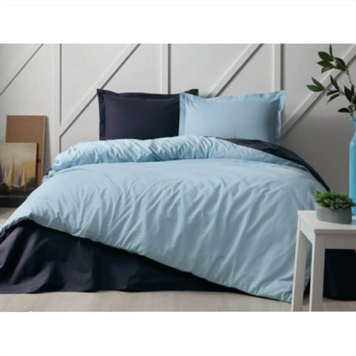 Tek Kişilik Nevresim TakımlarıÖZDİLEK1111111HİLAL TEKSTİL VE DERİ ÜRÜNLERİ GIDA SAN. TİC. LTD. ŞTİ.ÖZDİLEK COLORMİX MİNT İNDİGO NEVRESİM TAKIMI TEK KİŞİLİK