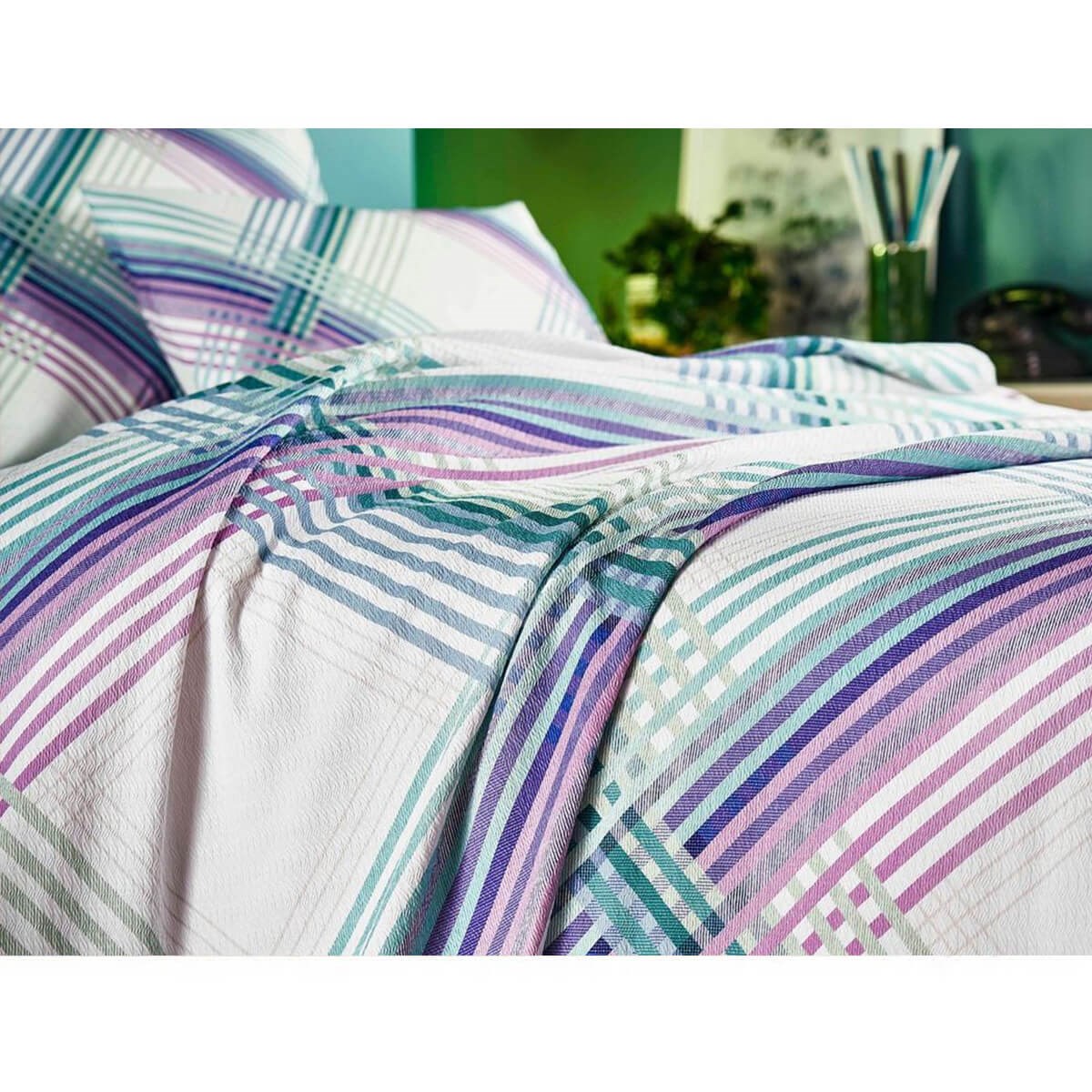 Tek Kişilik Pike TakımlarıTAÇ987498HİLAL TEKSTİL VE DERİ ÜRÜNLERİ GIDA SAN. TİC. LTD. ŞTİ.TAÇ LEWİS MİNT PİKE TAKIMI TEK KİŞİLİK