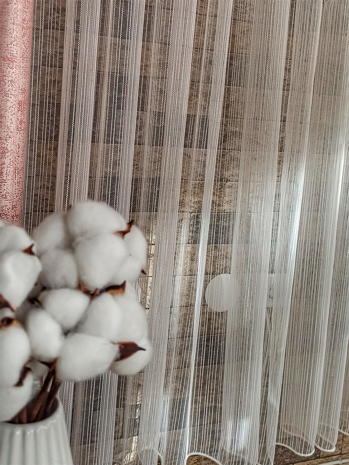 Tül PerdeHİLAL TEKSTİL0001HİLAL TEKSTİL VE DERİ ÜRÜNLERİ GIDA SAN. TİC. LTD. ŞTİ.DALGA ZİNCİR PUDRA TÜL PERDE