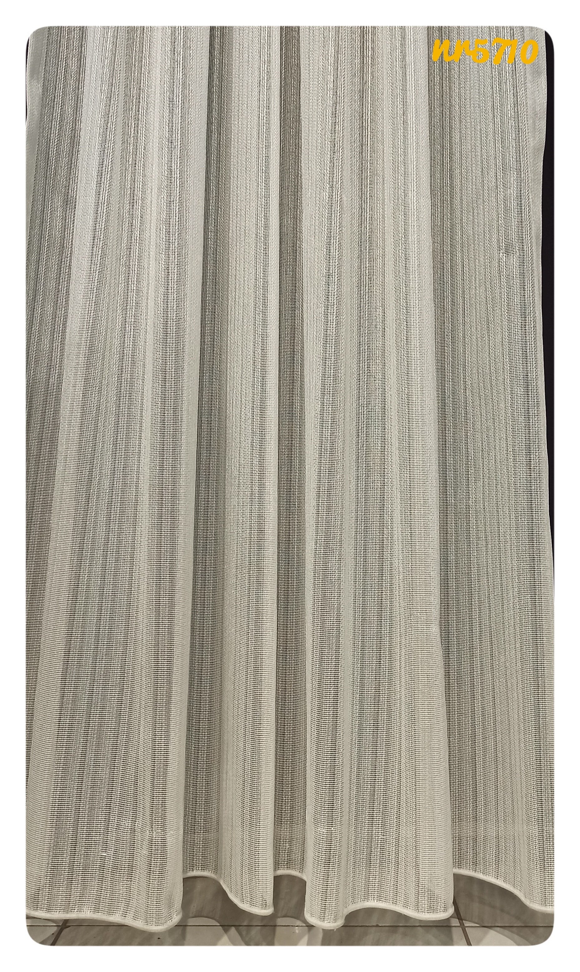 Tül PerdeHİLAL TEKSTİLNR5714HİLAL TEKSTİL VE DERİ ÜRÜNLERİ GIDA SAN. TİC. LTD. ŞTİ.NR5714 DÜZ ARMÜR TÜL PERDE