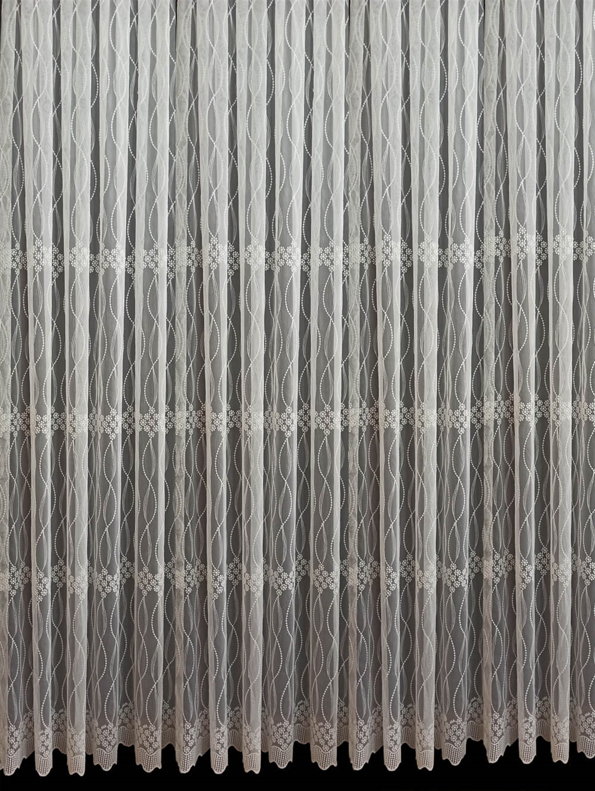 Tül PerdeNAR0001HİLAL TEKSTİL VE DERİ ÜRÜNLERİ GIDA SAN. TİC. LTD. ŞTİ.NAR ETEK DESENLİ TÜL PERDE - 8NR1147