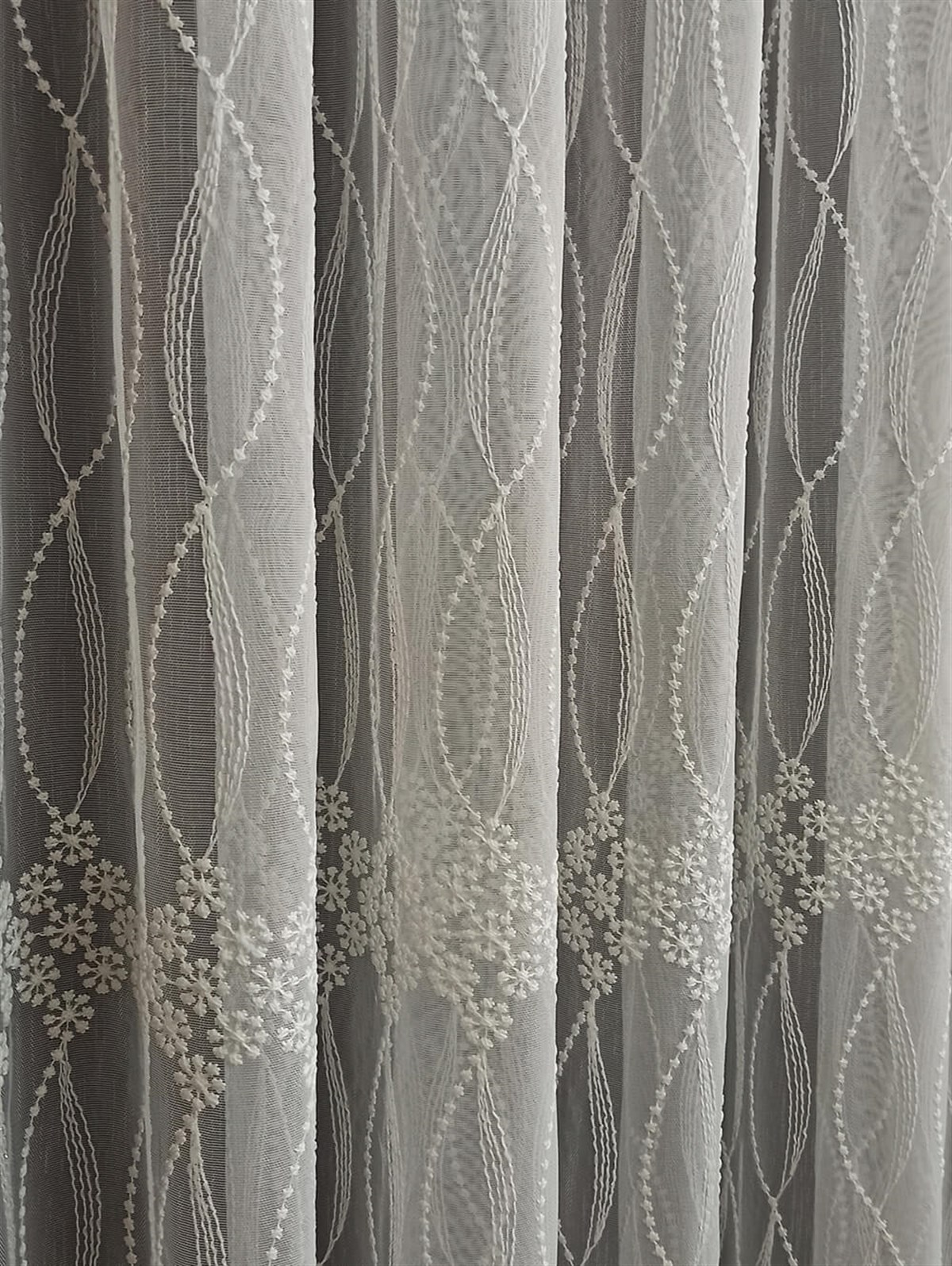 Tül PerdeNAR0001HİLAL TEKSTİL VE DERİ ÜRÜNLERİ GIDA SAN. TİC. LTD. ŞTİ.NAR ETEK DESENLİ TÜL PERDE - 8NR1147