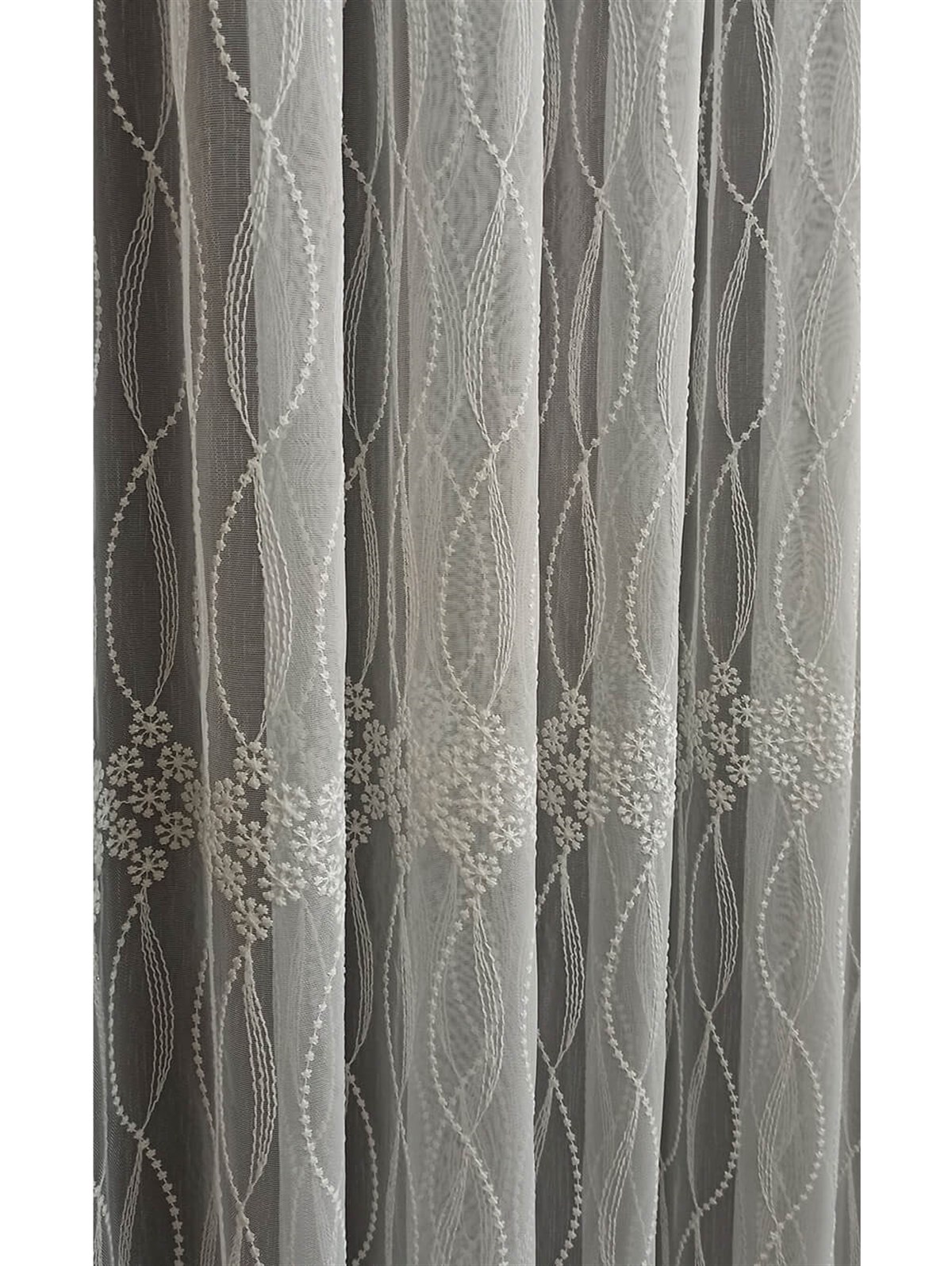 Tül PerdeNAR0001HİLAL TEKSTİL VE DERİ ÜRÜNLERİ GIDA SAN. TİC. LTD. ŞTİ.NAR ETEK DESENLİ TÜL PERDE - 8NR1147