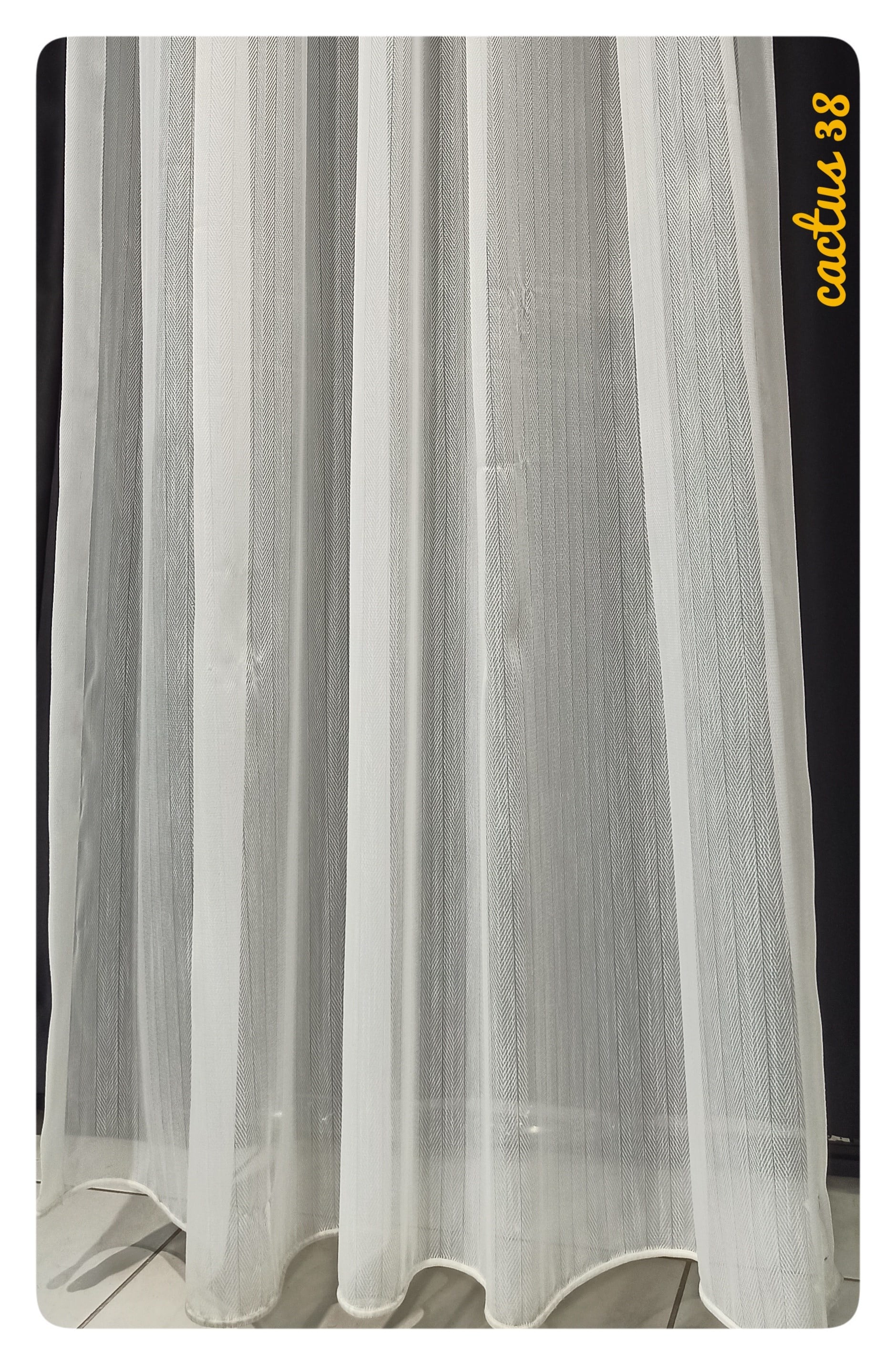 Tül PerdePİERRE CARDİNPİERRE CARDİN BALIKSIRTI DESEN TÜL PERDEHİLAL TEKSTİL VE DERİ ÜRÜNLERİ GIDA SAN. TİC. LTD. ŞTİ.PİERRE CARDİN BALIKSIRTI DESEN TÜL PERDE