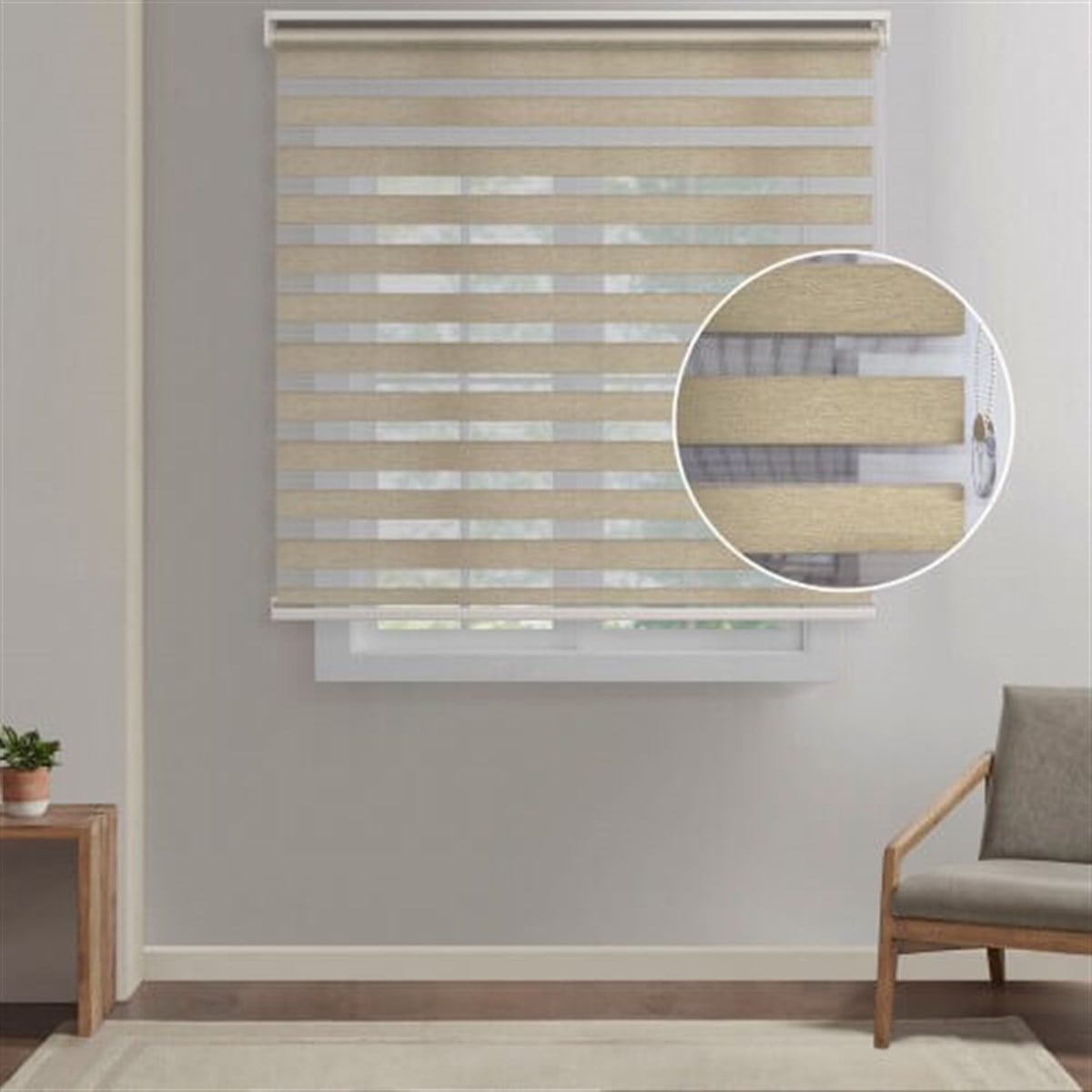 ZEBRA PERDEHİLAL TEKSTİLKISMET HT - 605HİLAL TEKSTİL VE DERİ ÜRÜNLERİ GIDA SAN. TİC. LTD. ŞTİ.KARARTMA BLACKOUT ZEBRA PERDE 3 FARKLI RENK SEÇENEĞİ