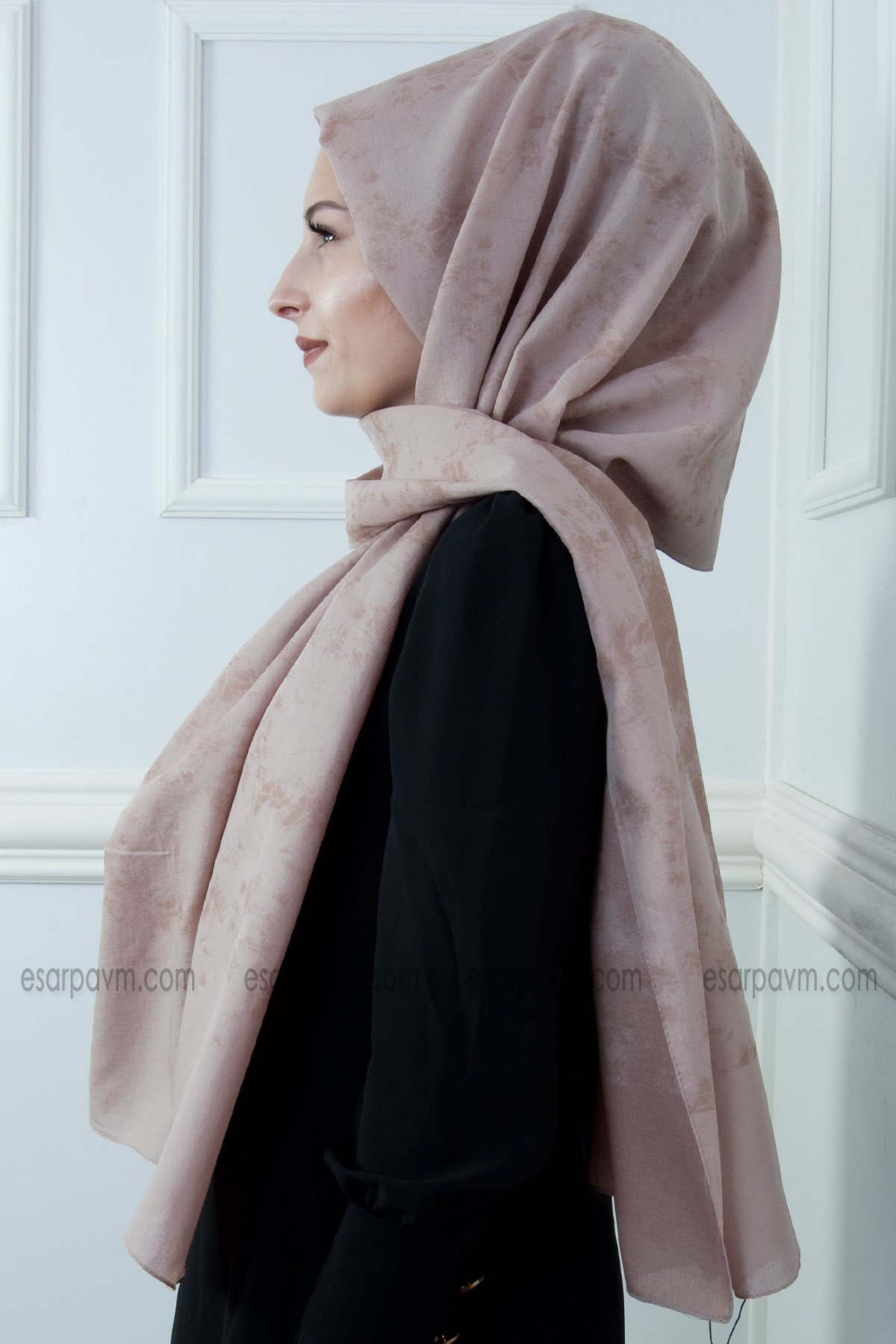 Armanda Mermer Desenli Şal Bisküvi