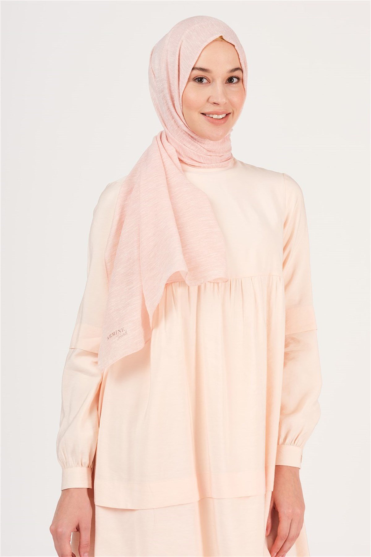 Armine Trend Simli Buse Şal Pembe