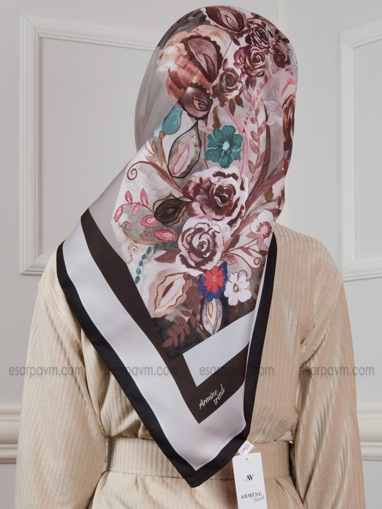 Armine Trend Twill Eşarp 7909-10